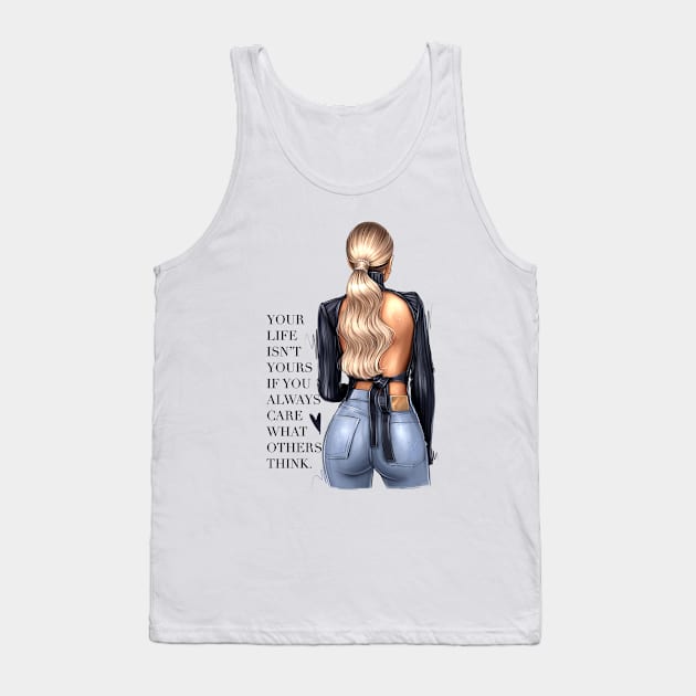 Your Life Your Rules Tank Top by AllessyArt 